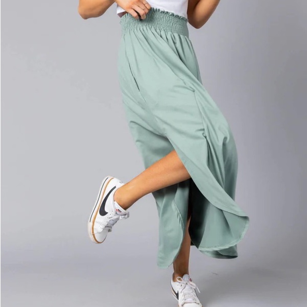 AMY SMOCKED WAIST MAXI- CENTS Of Style